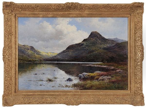 Loch Leven And The Hills Of Glencoe Oil Painting by Alfred Fontville de Breanski Jr