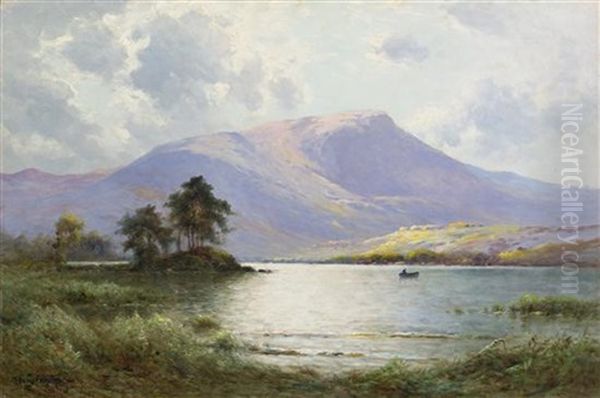 Grasmere, West Moreland Oil Painting by Alfred Fontville de Breanski Jr