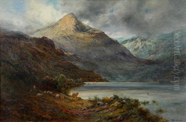 The Ranoch Hills Oil Painting by Alfred Fontville de Breanski Jr