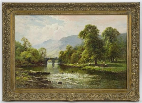 Meeting Of The West Killarney, Ireland Oil Painting by Alfred Fontville de Breanski Jr