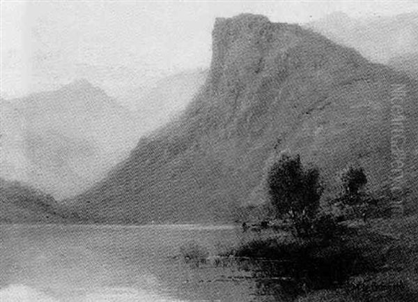 Loch Fyne Oil Painting by Alfred Fontville de Breanski Jr