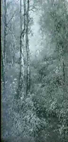 Bluebell Time Oil Painting by Alfred Fontville de Breanski Jr