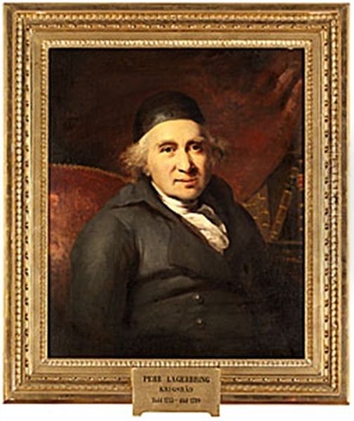 Krigsradet Per Lagerbring Oil Painting by Carl Fredrik van Breda