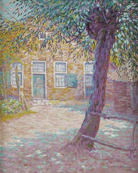 Zonnige Gevel Oil Painting by Co Breman