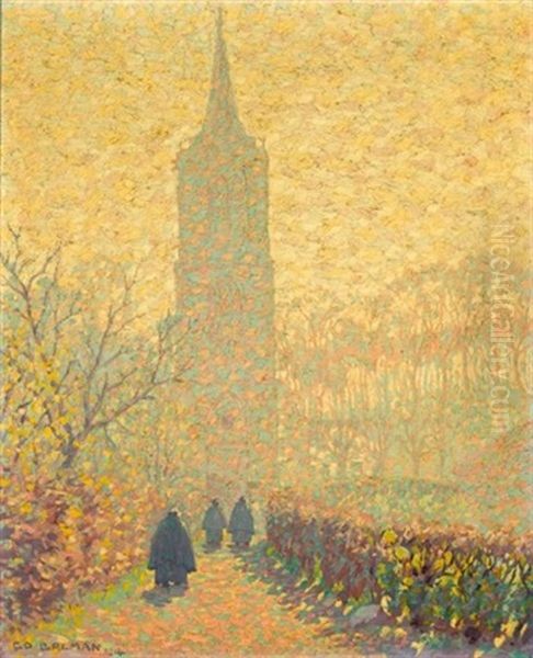 Palmzondag (laren) Oil Painting by Co Breman