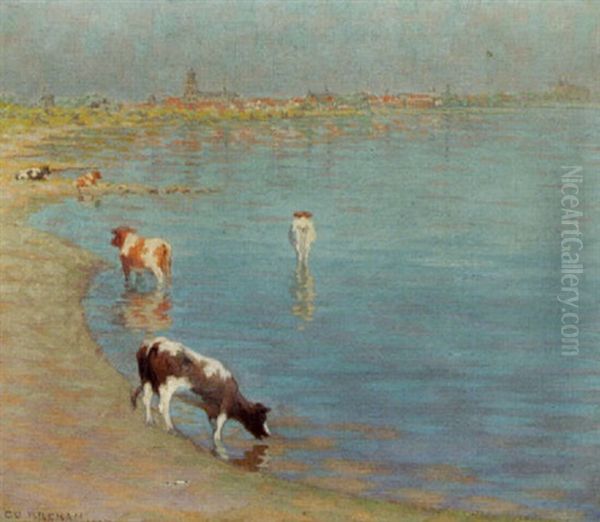 Warme Dag Oil Painting by Co Breman