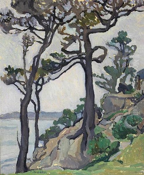 Carmel Landscape Oil Painting by Anne Bremer