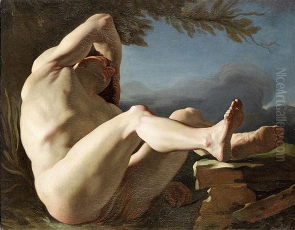 The Sleep Of Endymion Oil Painting by Nicolas Guy Brenet