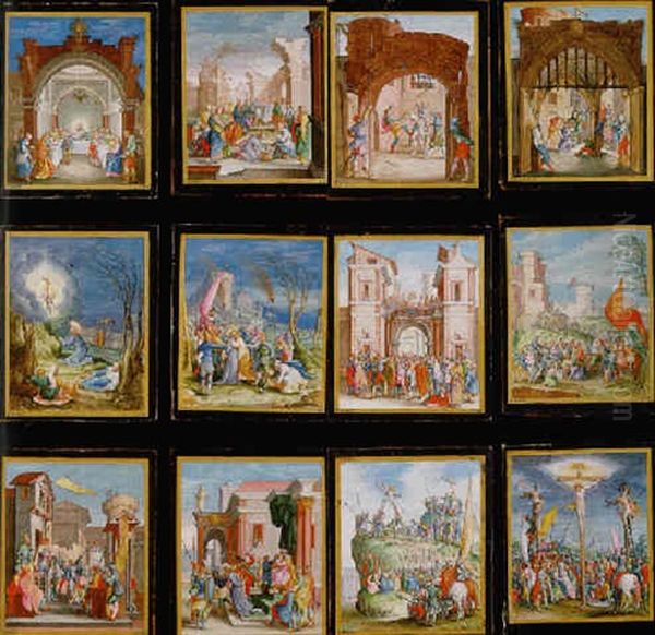 The Passion Oil Painting by Friedrich The Elder Brentel