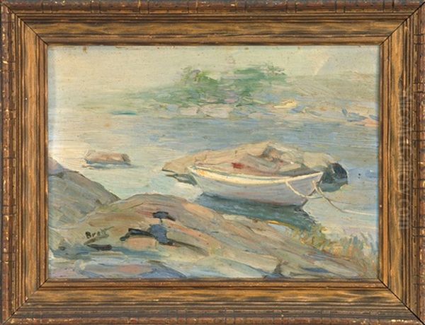 Fog Lifted Oil Painting by Harold Matthew Brett