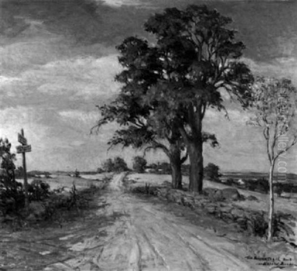 The Barnstable Road Oil Painting by Harold Matthew Brett