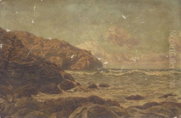 St. Agnes Point Oil Painting by John Brett