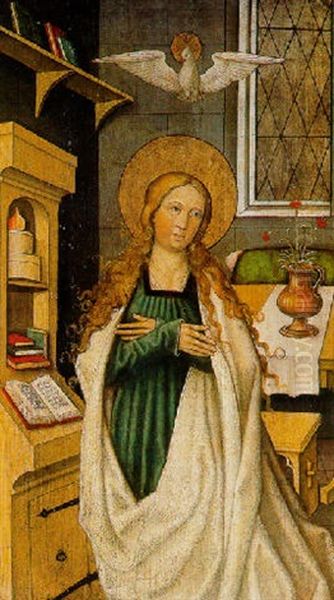 The Virgin At Prayer Oil Painting by Joerg Breu the Elder