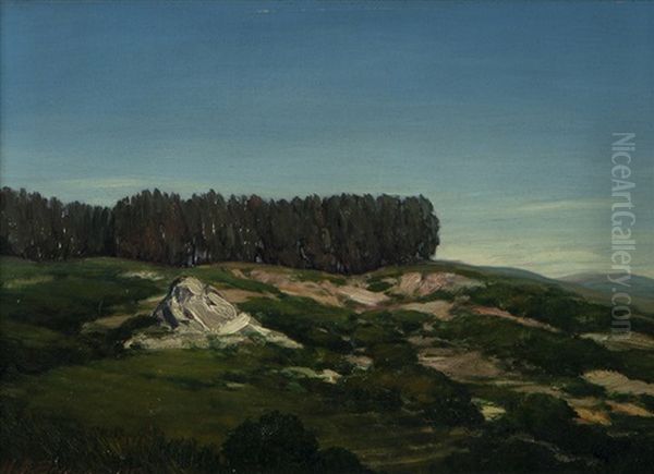 Mission Canyon, Santa Barbar Oil Painting by Henry Joseph Breuer