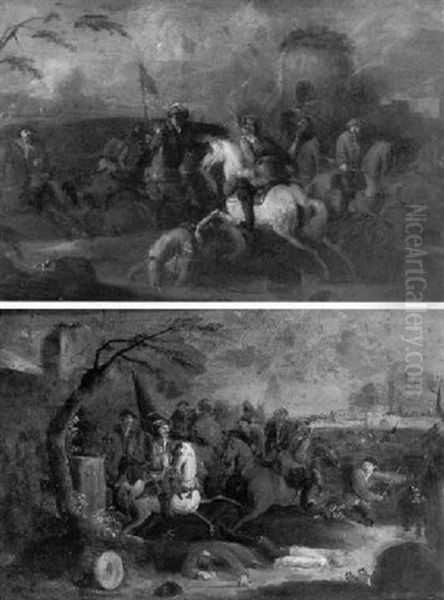 Charges De Cavaliere Turque Oil Painting by Karel Breydel