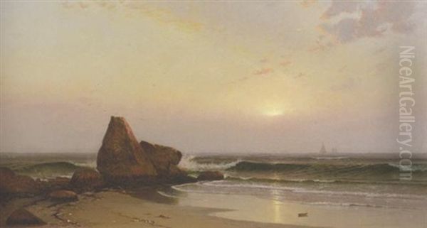 Morning At Narragansett Oil Painting by Alfred Thompson Bricher