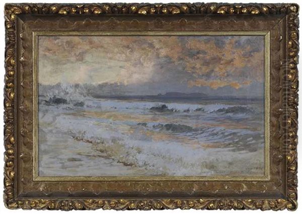 Sunset-friendly Souvenir Oil Painting by Frederick Arthur Bridgman