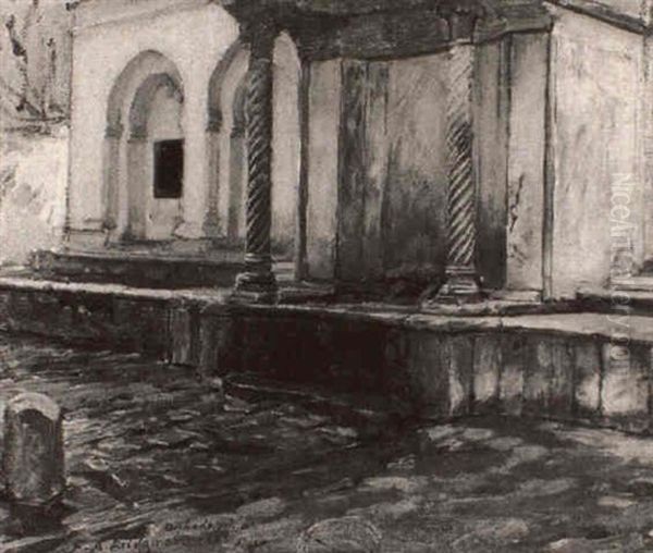 The Mountains Of Kirkadem, Algiers Oil Painting by Frederick Arthur Bridgman