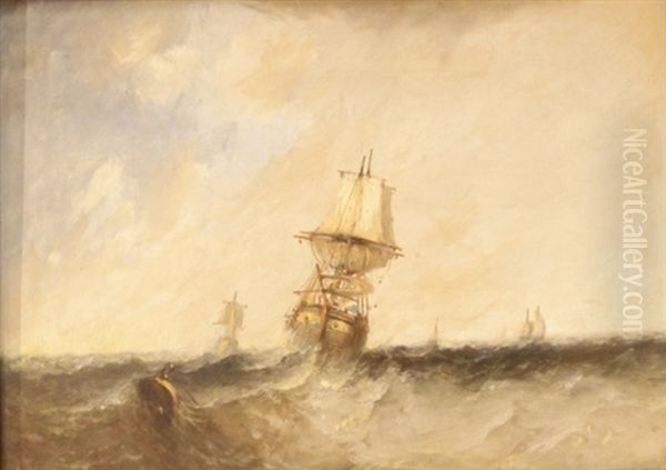 Untitled Oil Painting by Sir Oswald Walters Brierly