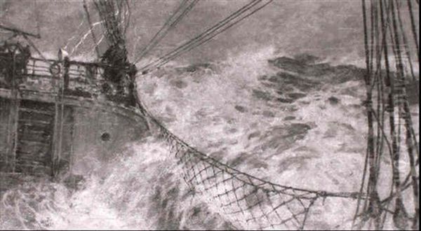 The Storm Oil Painting by Arthur John Trevor Briscoe