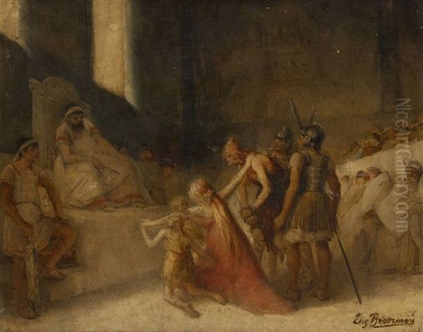 Le Tribut Oil Painting by Eugene Broerman