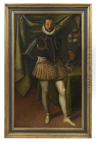 Full-length Portrait Of A Nobleman Oil Painting by Agnolo Bronzino