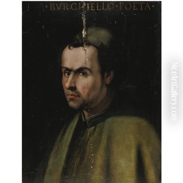Ritratto Del Poeta Burchiello Oil Painting by Agnolo Bronzino