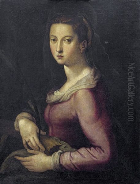 Heilige Katharina Oil Painting by Agnolo Bronzino