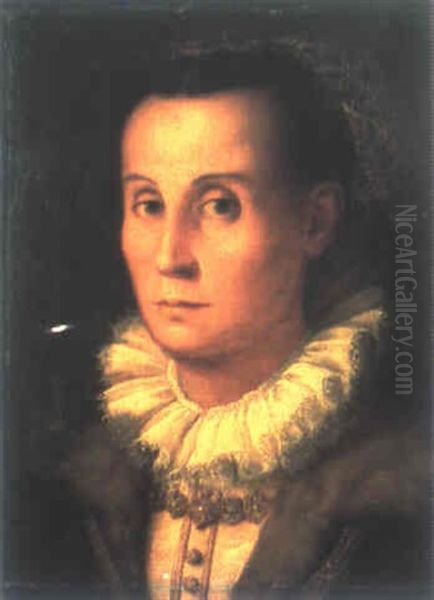 Portrat Einer Jungen Florentiner Dame Oil Painting by Agnolo Bronzino