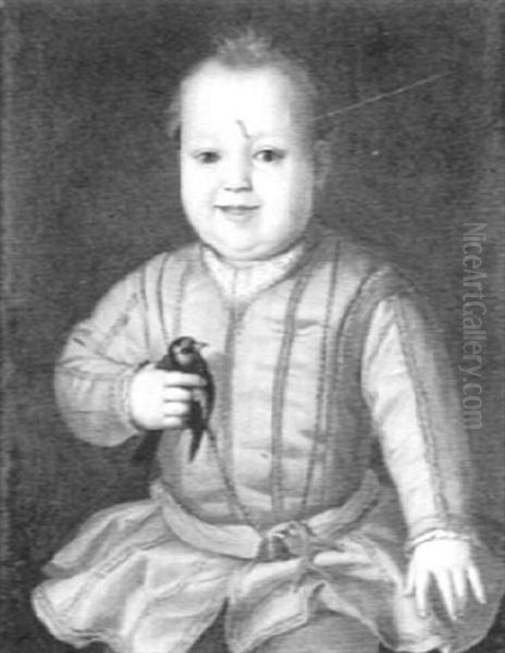 Portrait Of Giovanni Di Medici Oil Painting by Agnolo Bronzino