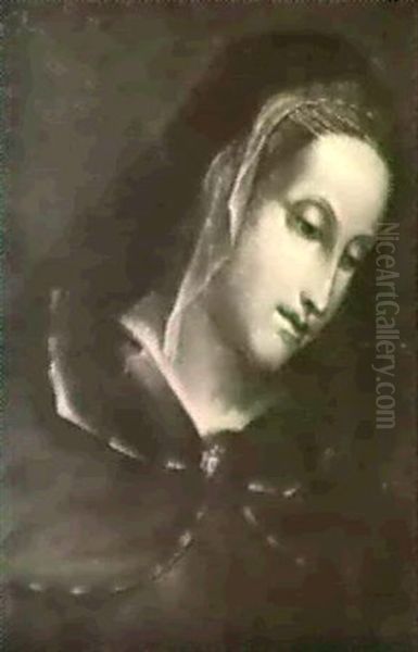 Madonna Oil Painting by Agnolo Bronzino