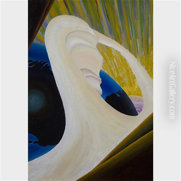 Creation Oil Painting by Bertram Richard Brooker