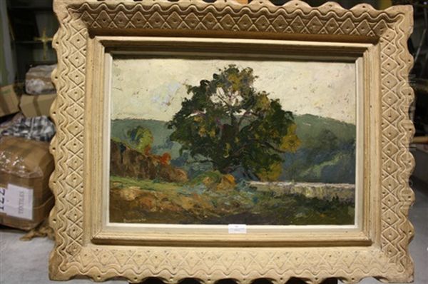 Le Grand Chene Oil Painting by Eugene Brouillard