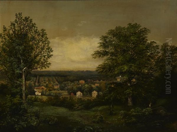 Columbia, California Oil Painting by Albertus (Del Orient) Browere