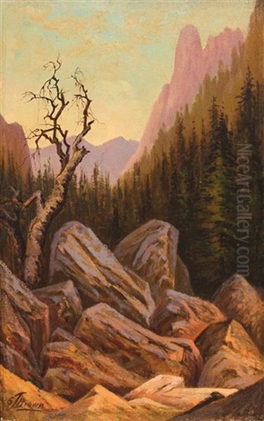 Yosemite Valley, California Oil Painting by Grafton Tyler Brown
