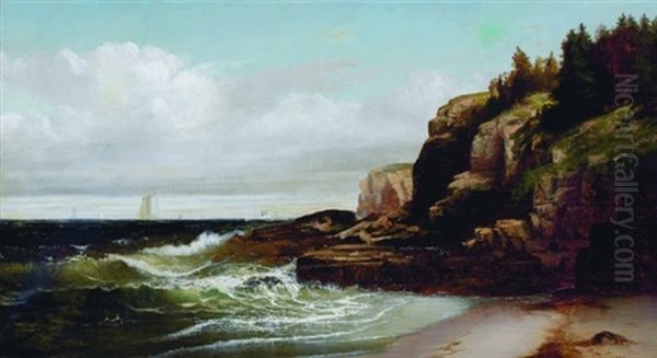 Whitehead Passage, Portland Oil Painting by Harrison Bird Brown