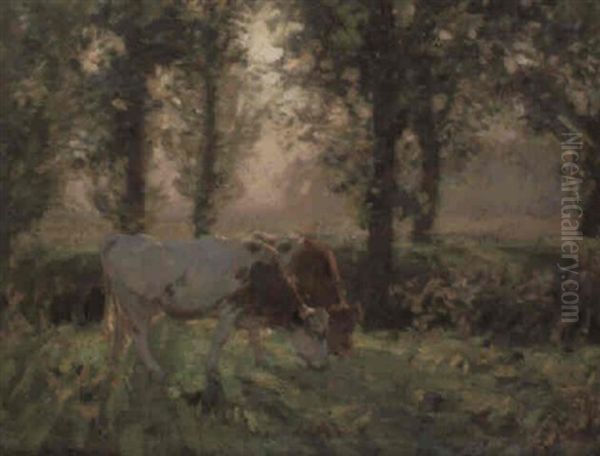 Norfolk Landscape Oil Painting by Sir John Alfred Arnesby Brown