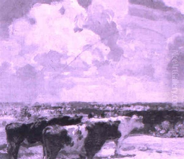 Midsummer Heat Oil Painting by Sir John Alfred Arnesby Brown