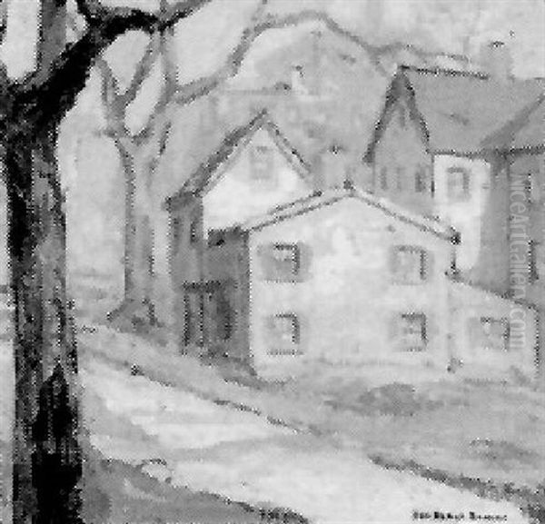 Untitled Oil Painting by George Elmer Browne