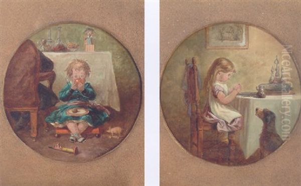 The Bon Vivant Oil Painting by Hablot Knight Browne