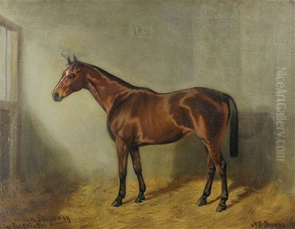 Skipover Oil Painting by Nassau Blair Browne