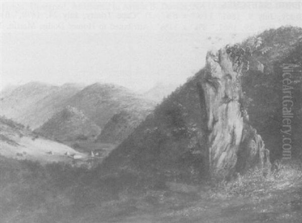 Cuban Landscpae Oil Painting by Charles DeWolf Brownell