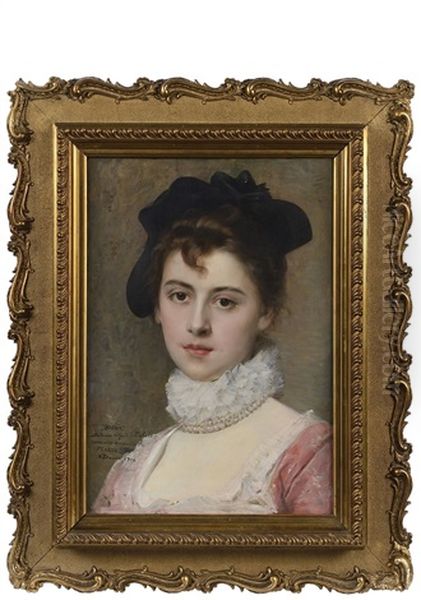 Kraska Z Valois Oil Painting by Vaclav Brozik