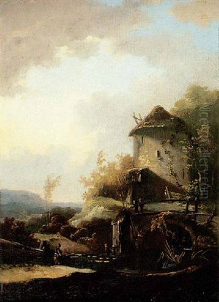 La Petite Tourelle Oil Painting by Lazare Bruandet