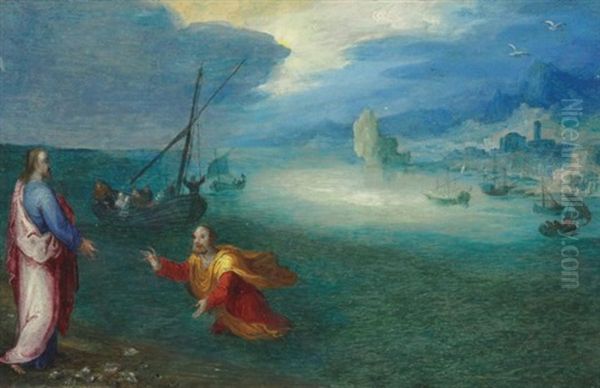 The Calling Of Saint Peter Oil Painting by Jan Brughel