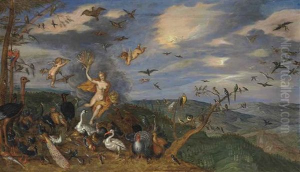 An Allegory Of Air Oil Painting by Jan Brughel