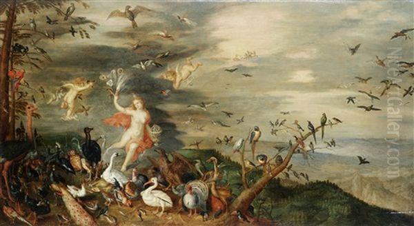 An Allegory Of Air Oil Painting by Jan Brughel