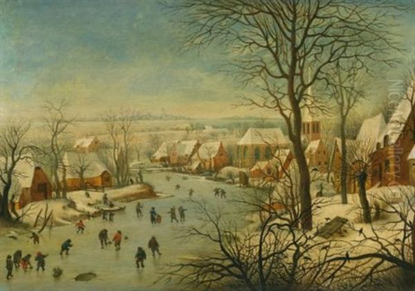 The Bird-trap Oil Painting by Jan Brughel