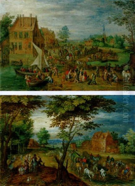 Le Marche Oil Painting by Jan Brughel