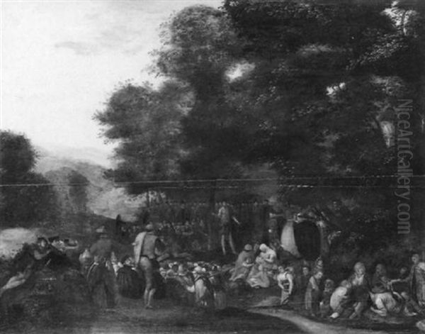 Die Predigt Johannes Des Taufers Oil Painting by Jan Brughel
